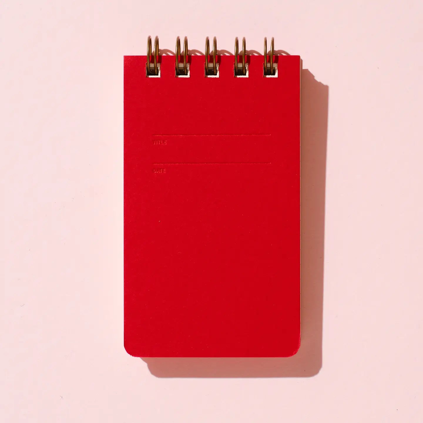 Reporter Notebook - Warm Red