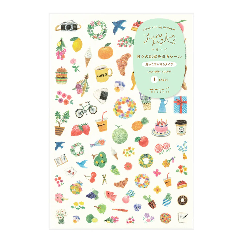 Yuru Log Sticker Sheet - Motiff