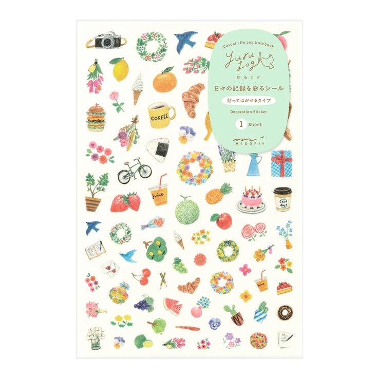 Yuru Log Sticker Sheet - Motiff