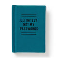 Definitely Not My Passwords - Password Diary