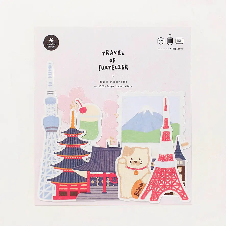 Tokyo Travel Diary - Travel of Sautelier Sticker Pack