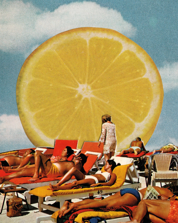 Lemon Sun Art Printt- Julia Walck