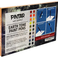 Earth Tone Color 20 Pack Paint Pens Acrylic Paint Pen Set with Extra Fine 0.7mm Tip