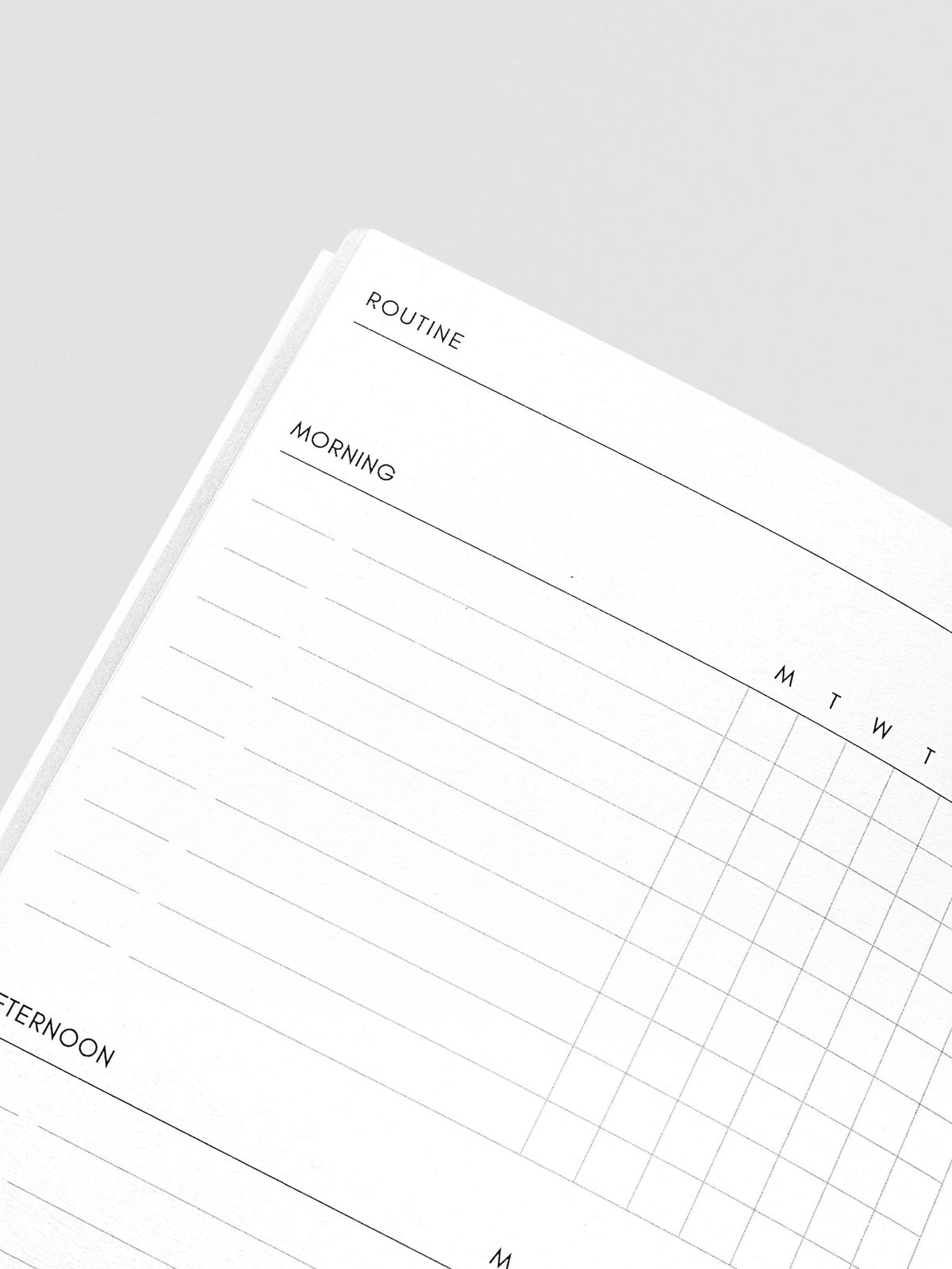 Routine Builder | A5 Slim Travel Insert