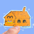 Orange Housecat Sticker - Lily Poppy