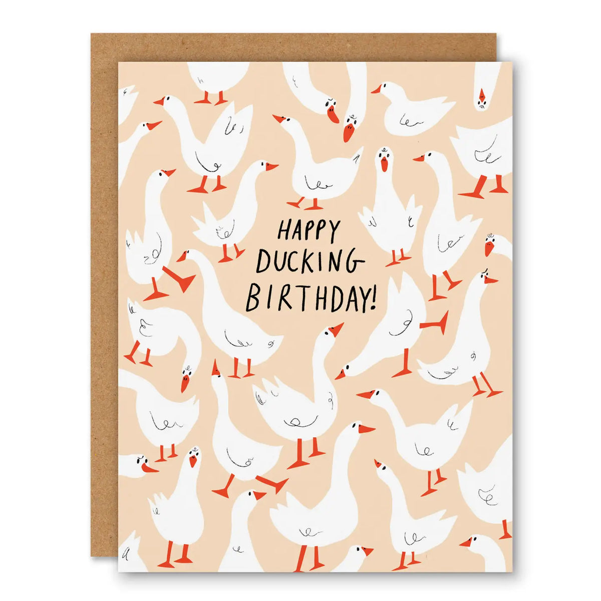 Happy Ducking Birthday - Greeting Card