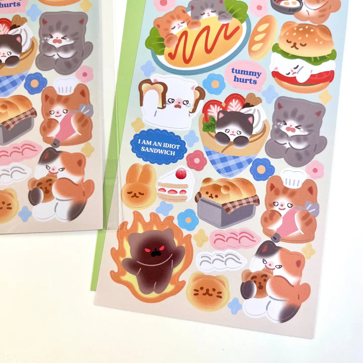 Cooking and Baking Kitties Sticker Sheet