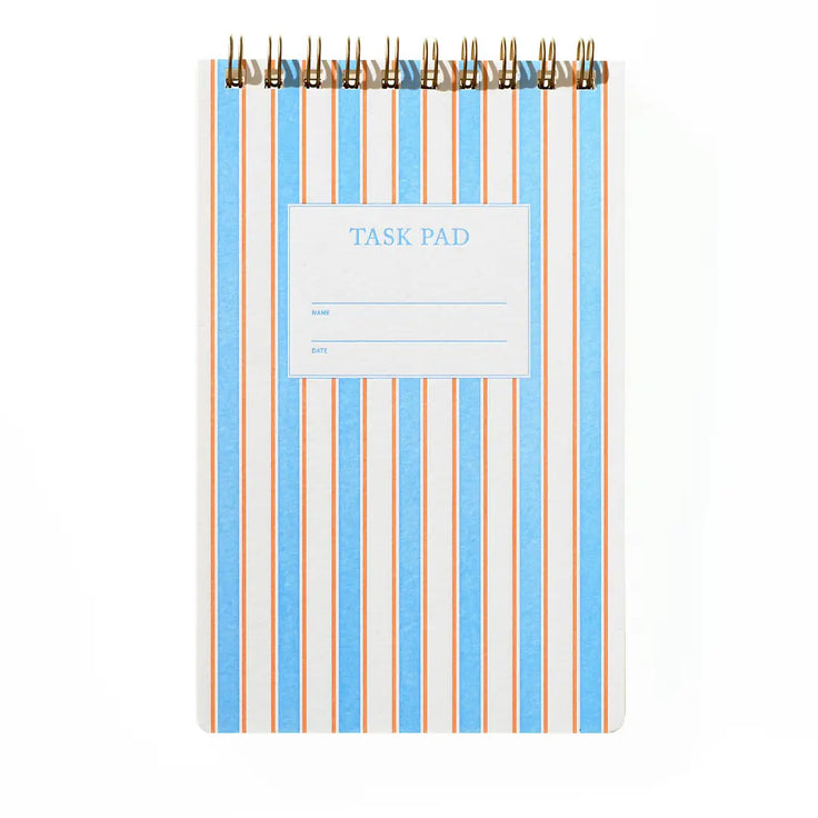 Task Pad Notebook - French Stripes
