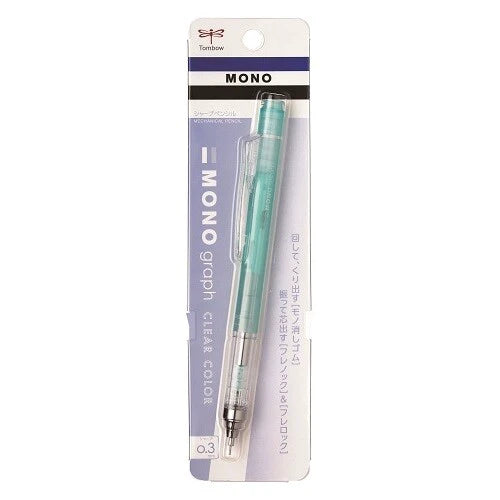 Tombow Mono Graph Mechanical Pencil 0.3- Clear Mint