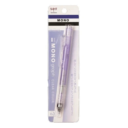 Tombow Mono Graph Mechanical Pencil 0.3 - Clear Lavender