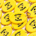 Sticker Money Coin Holder Keychain