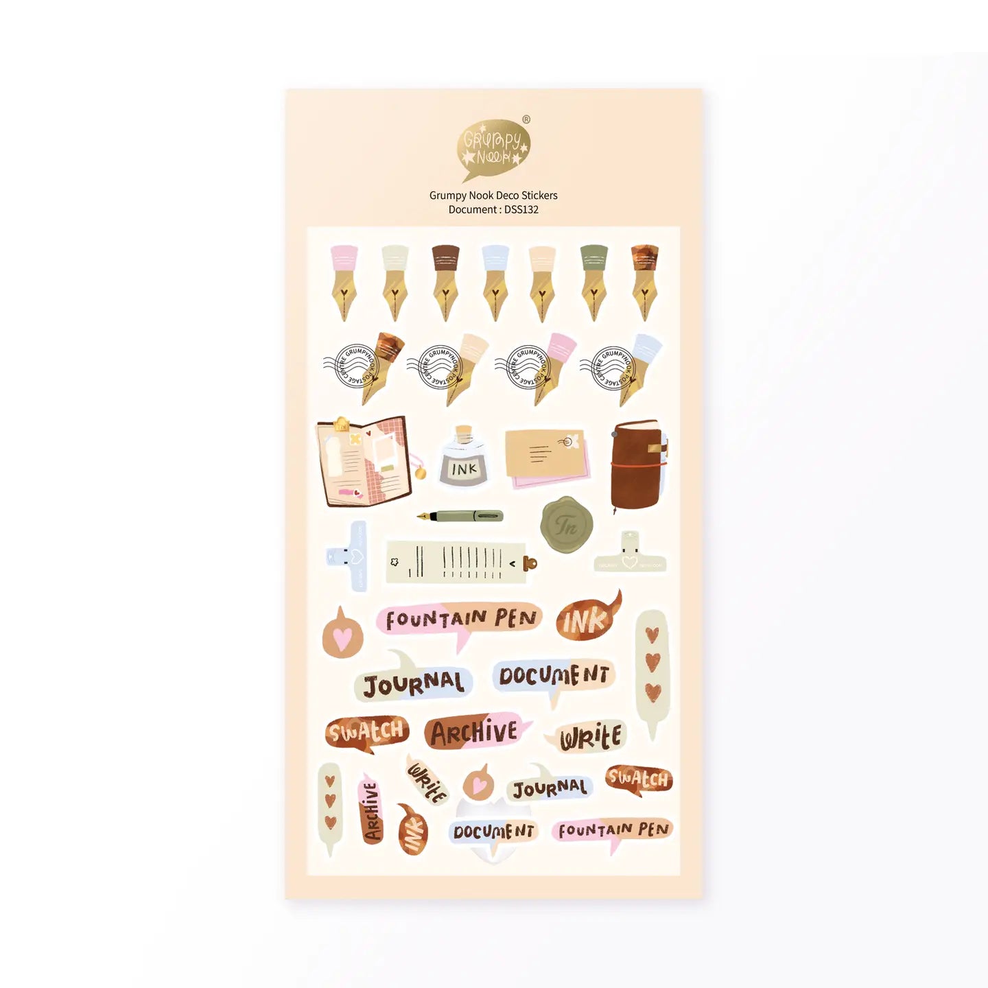 Document Deco Sticker Sheet