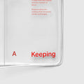 Act of Keeping Travel Cover | Clear Vinyl - COVER ONLY