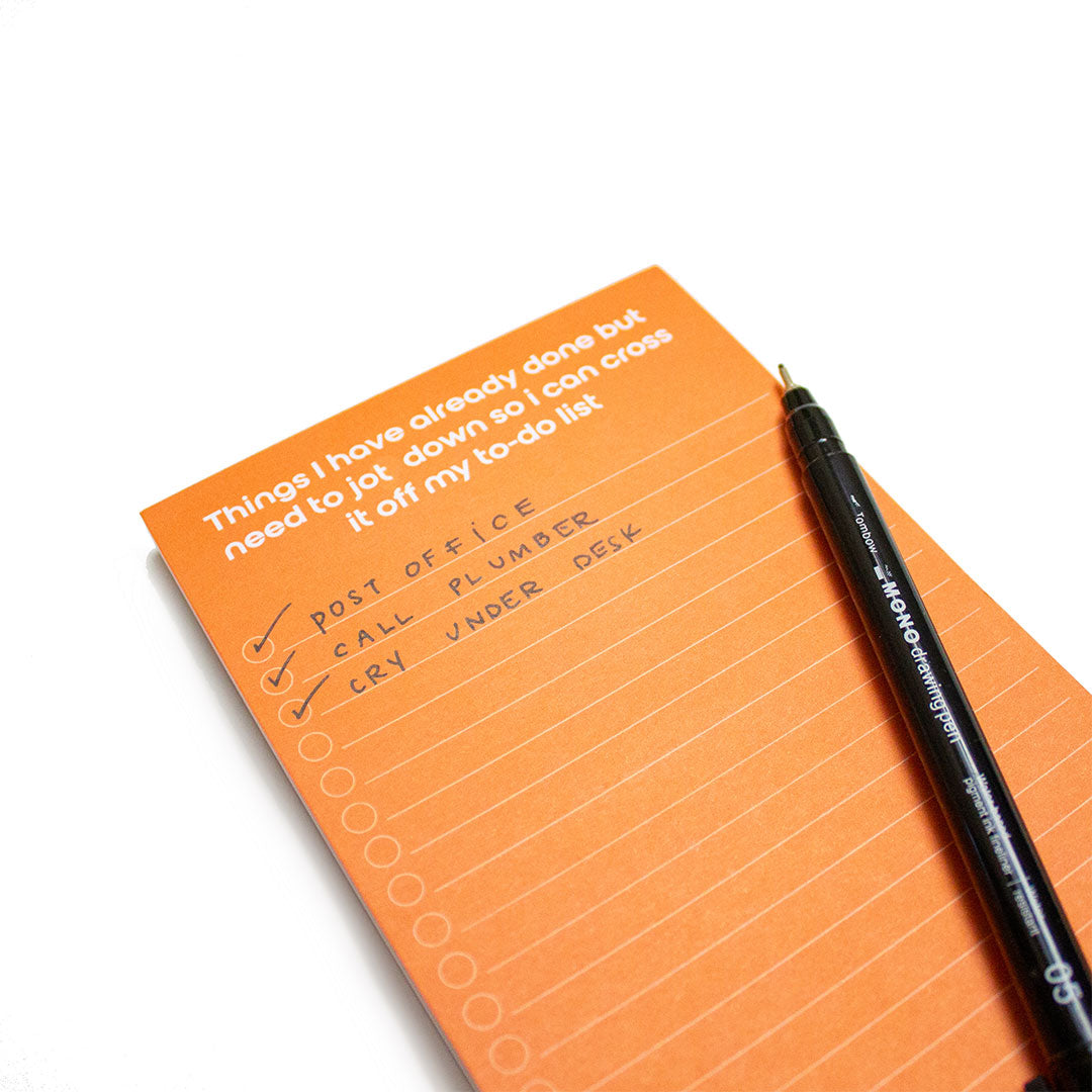 ADHD To-Do List Long Notepad
