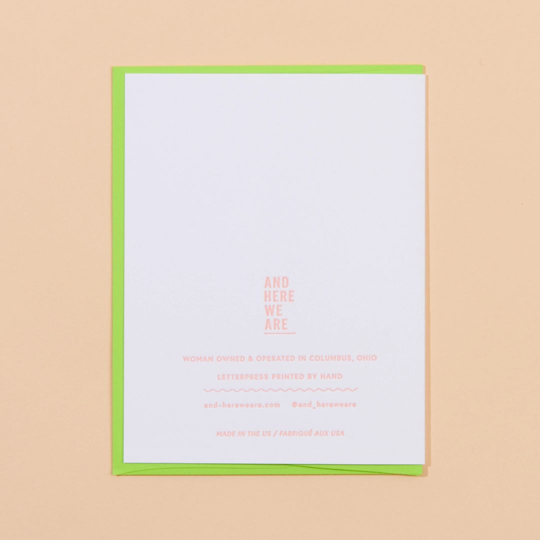 Thank You For Everything - Greeting Card - And Here We Are