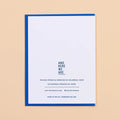 So Far So Good - Anniversary Card - And Here We Are