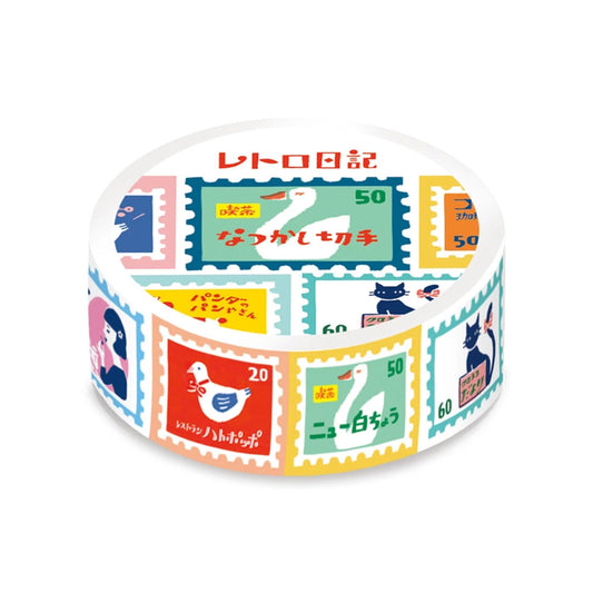 Animal Postage Stamp Washi Tape