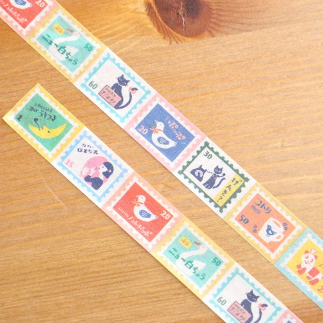 Animal Postage Stamp Washi Tape