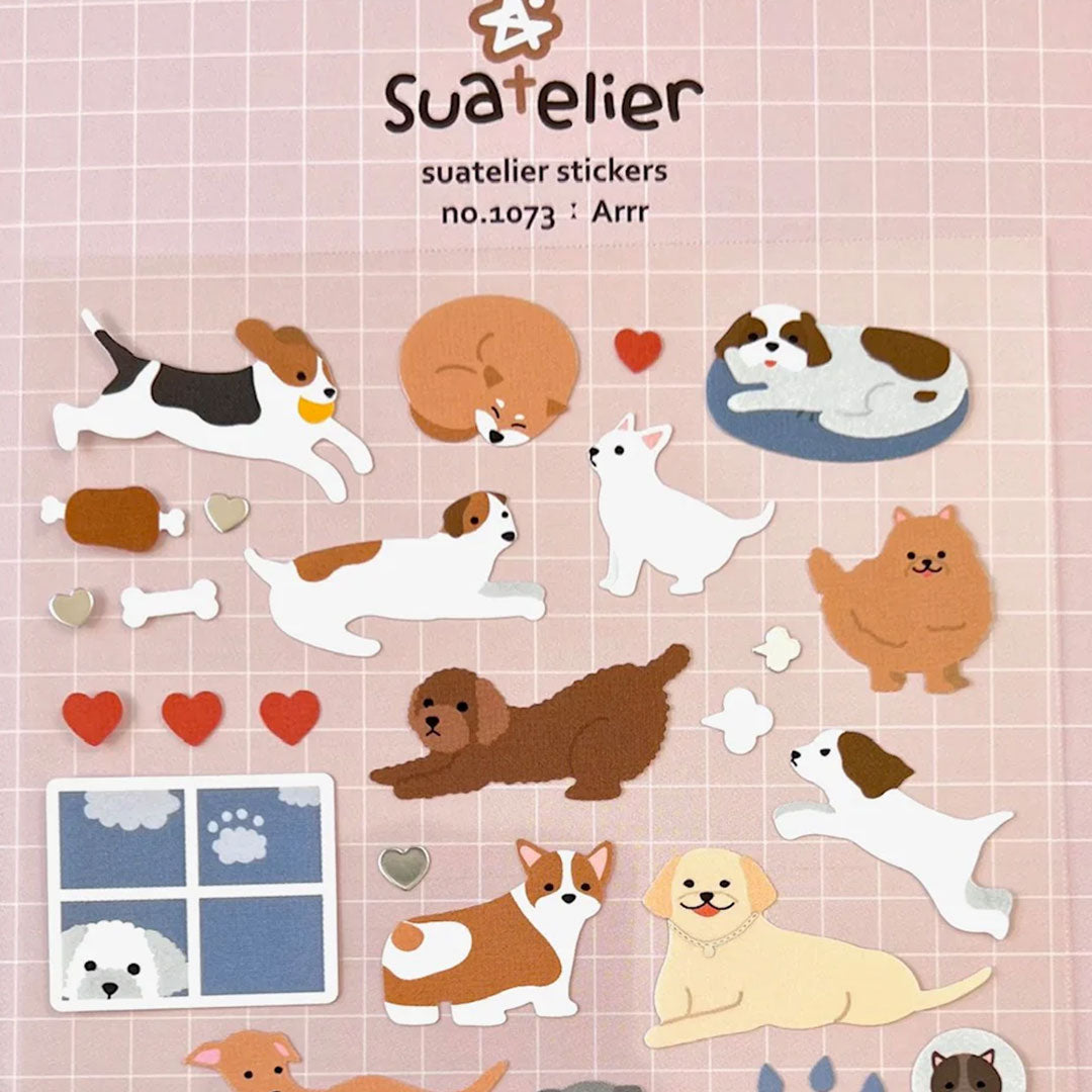 Arr Dog Sticker Sheet