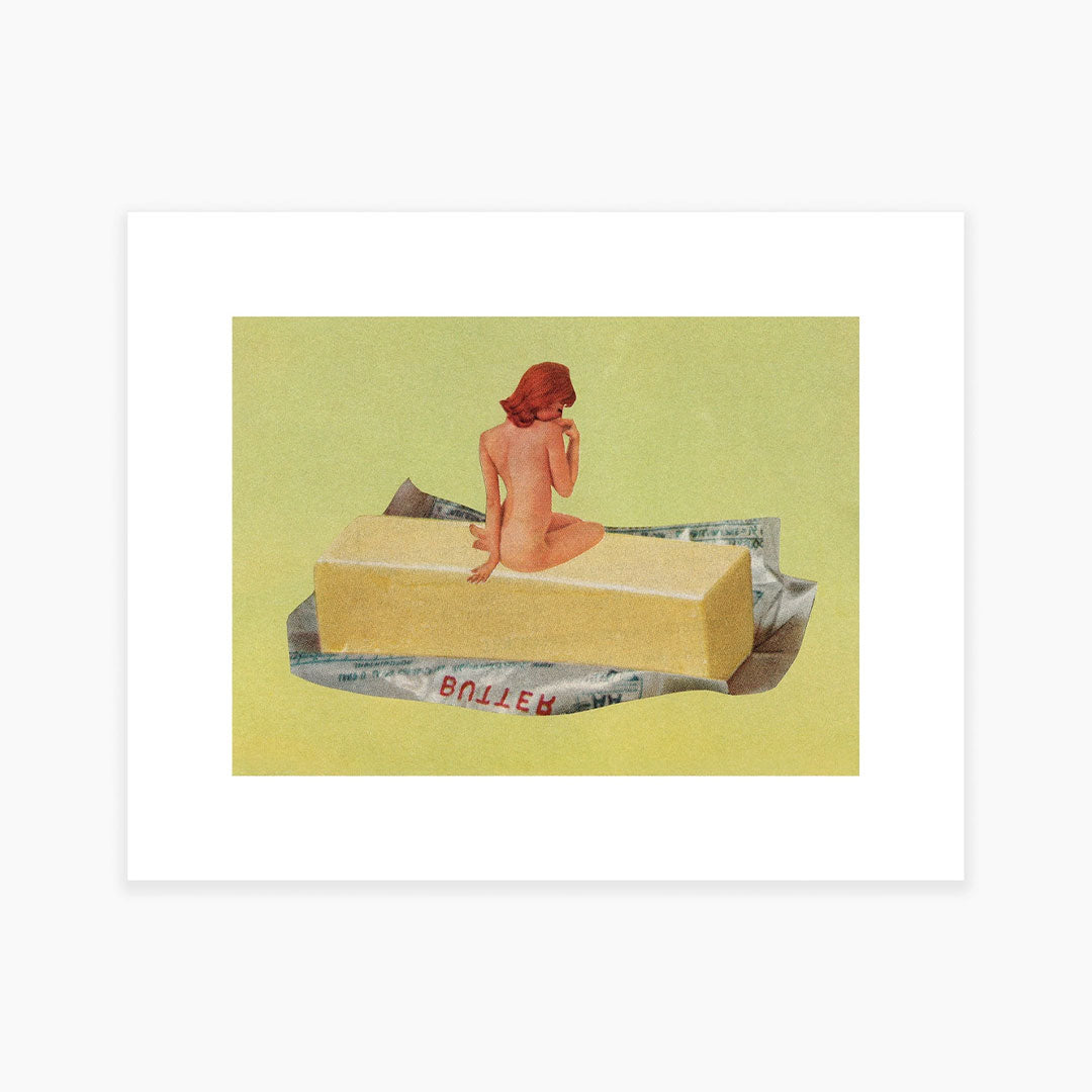 Butter Art Vintage Print
