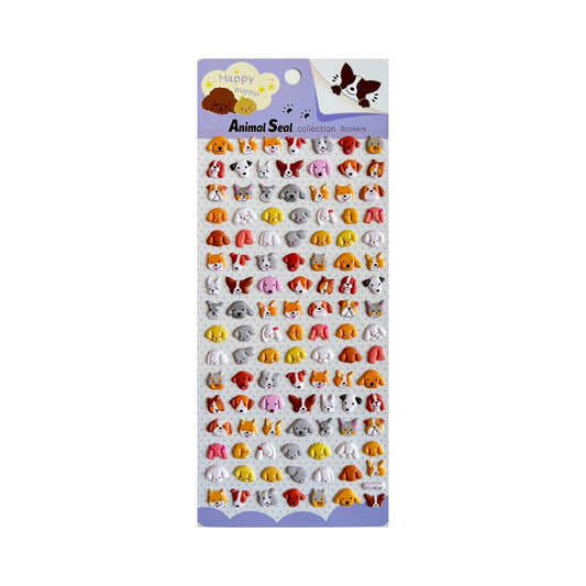 Happy Puppy - Puffy Sticker Sheet