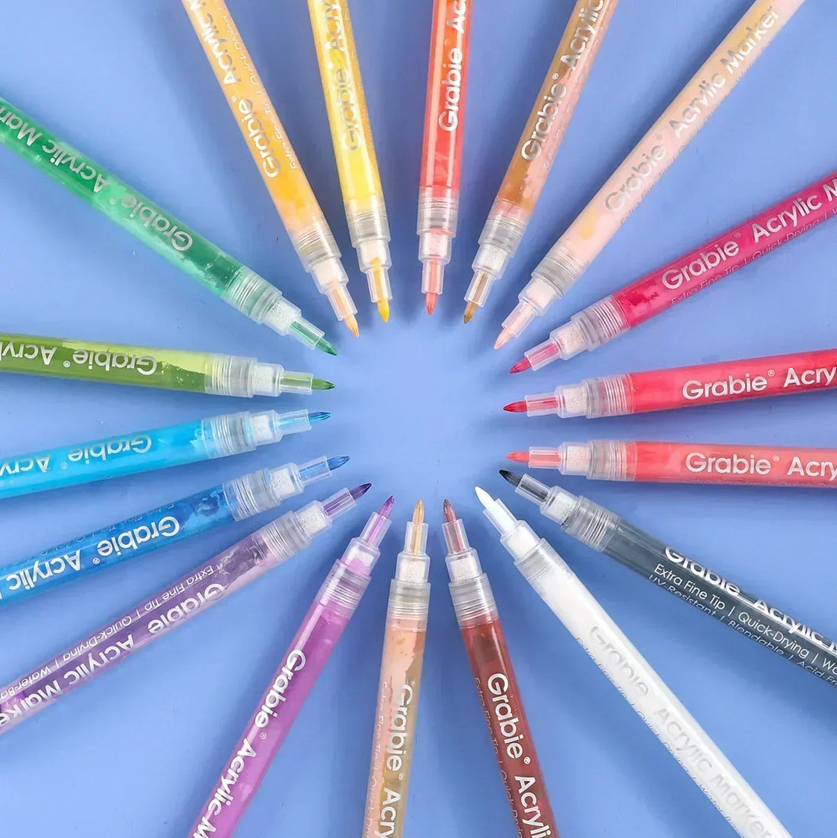 Extra Fine Tip Acrylic Paint Marker- Set of 18