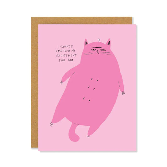 Indifferent Kitty - Greeting Card