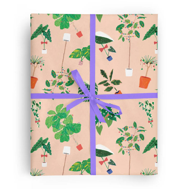 Botanical Xmas - Rolled Gift Wrap