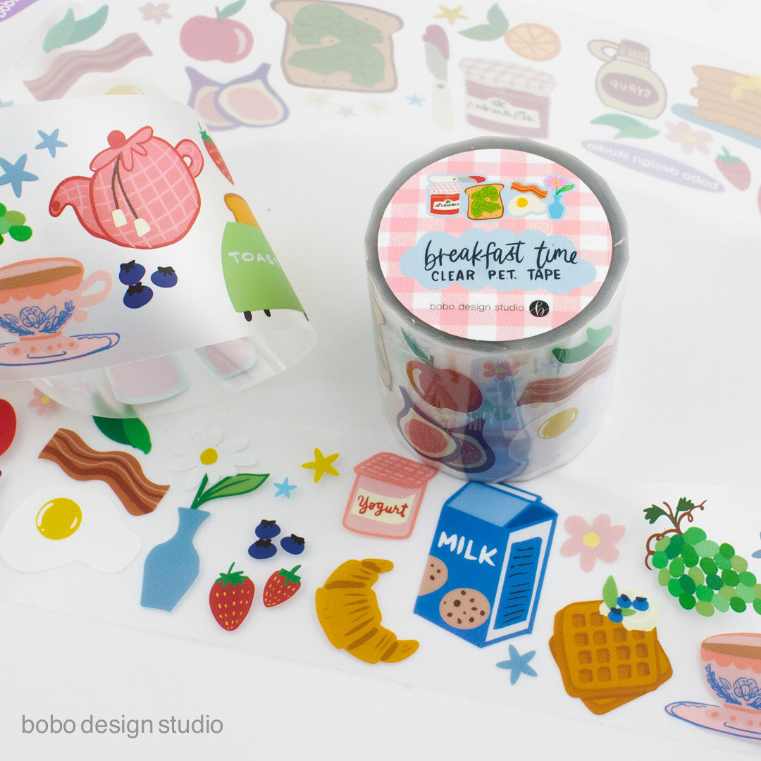 Breakfast Time PET Tape - 50mm