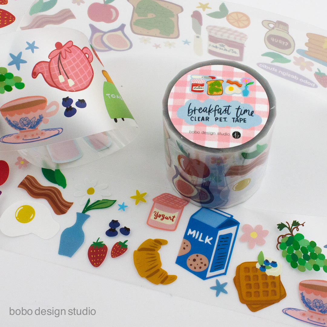Breakfast Time PET Tape - 50mm