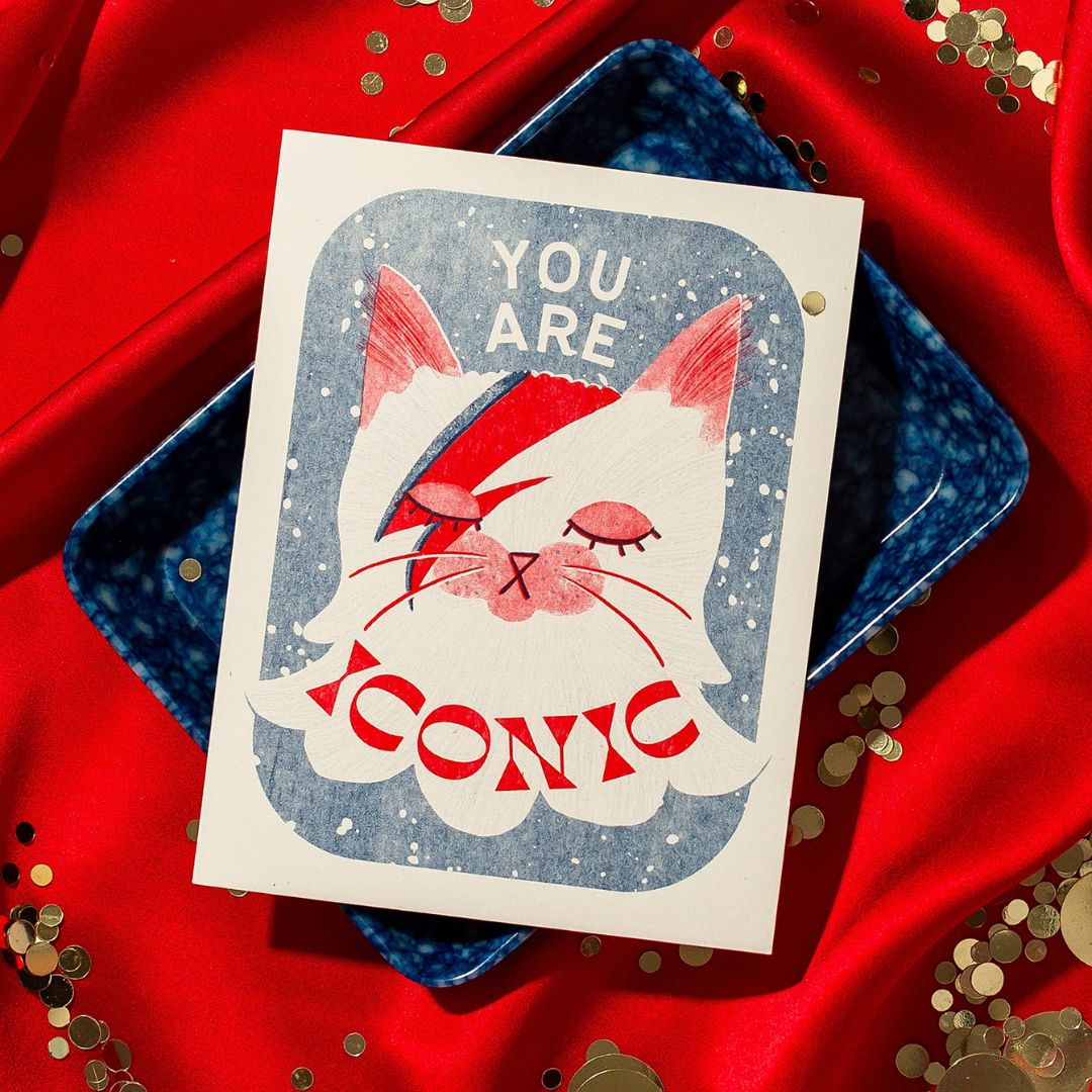 You Are Iconic - Risograph Card