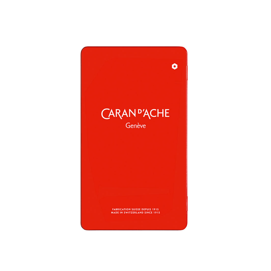 Set of 12 Swisscolor Watercolor Pencils in Metal Box- Caran d'Ache