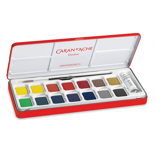 Gouache Studio - Box of 15 Color Tablets - Caran d'Ache