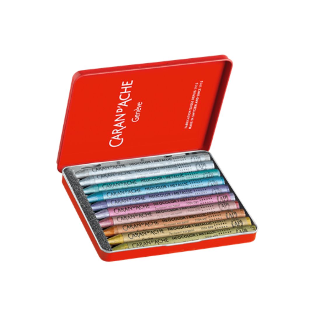 Neocolor I Metallic - Set of 10 - Caran d'Ache