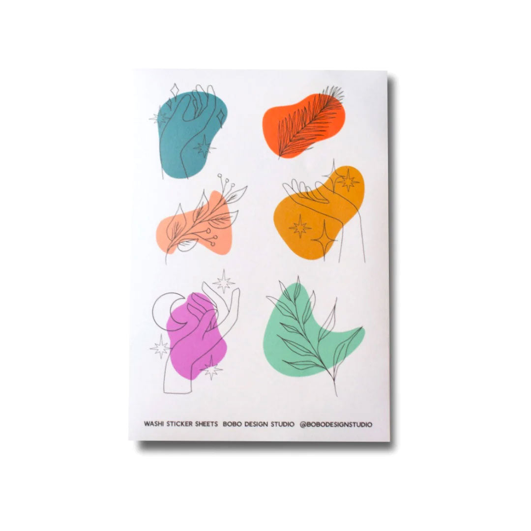 Celeste- Washi Sticker Sheet