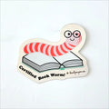 Certified Book Worm - Holographic Sticker - ilootpaperie