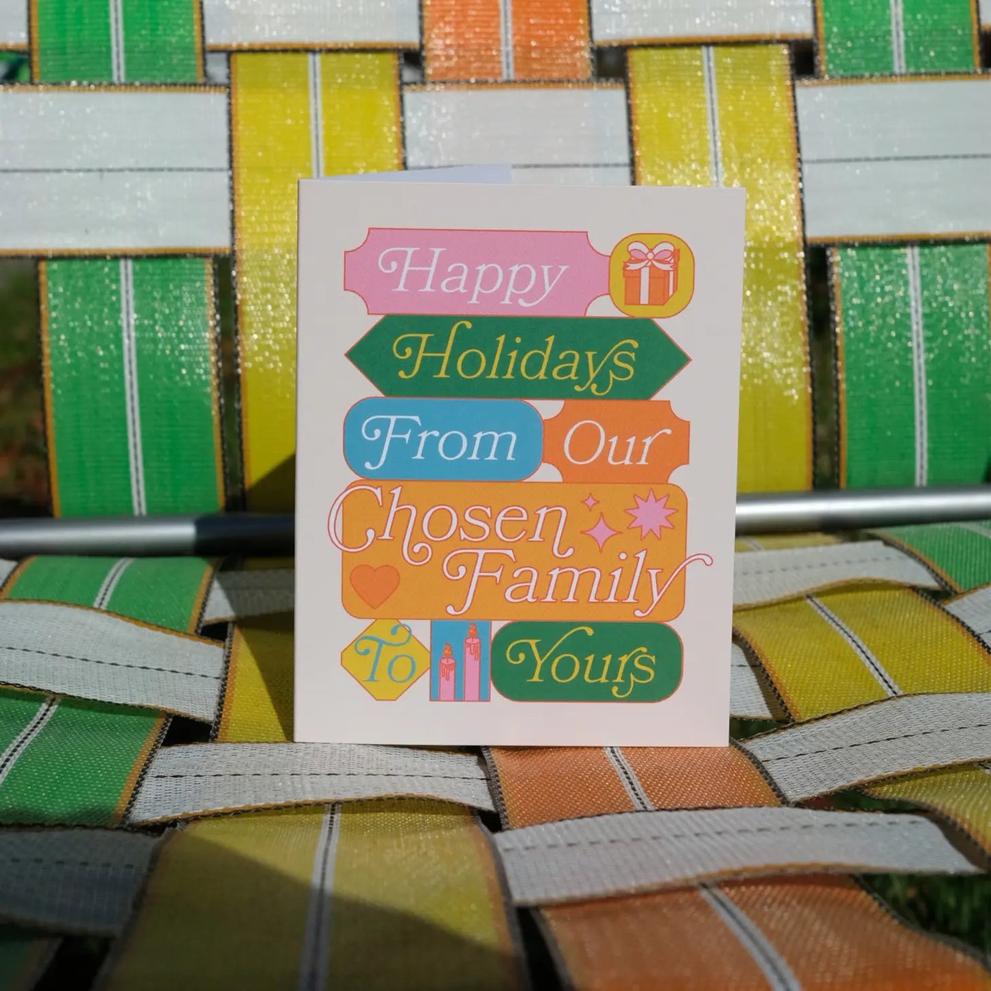 Happy Holidays From Our Chosen Family - Greeting Card