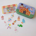 Circus Pals Washi Flake and Stationery Trinket Tin