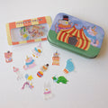 Circus Pals Washi Flake and Stationery Trinket Tin