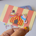 Circus Pals Washi Flake and Stationery Trinket Tin