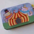 Circus Pals Washi Flake and Stationery Trinket Tin