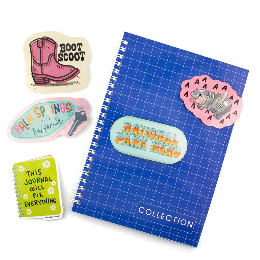 Cwc Sticker Book Collection Reusable Sticker Book – bobo design studio
