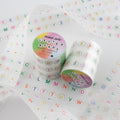 Mixed-Color Letter Beads PET Tape - 50mm
