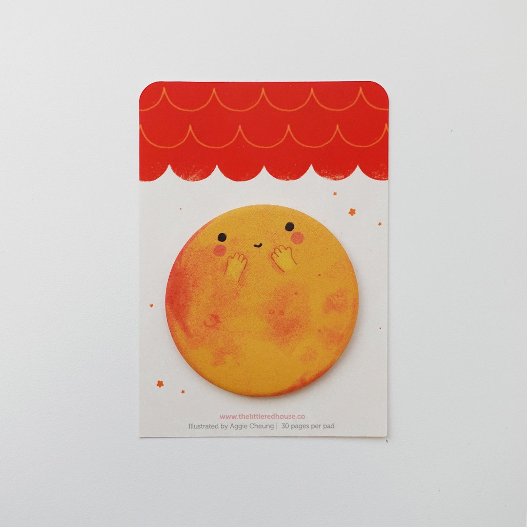 Moon Cut Sticky Note