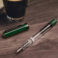 TWSBI Eco Irish Green with Onyx - Broad Nib