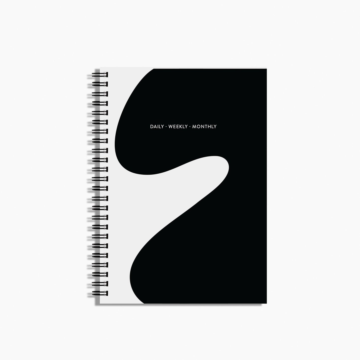 Daily Weekly Monthly Planner Small in Curves- Poketo
