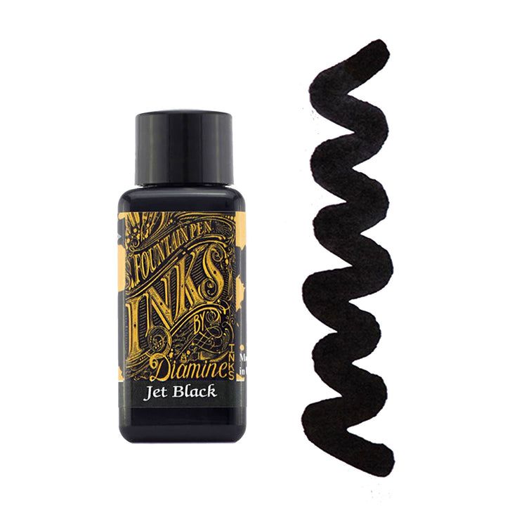 Diamine Fountain Pen Ink - Black - 30ml
