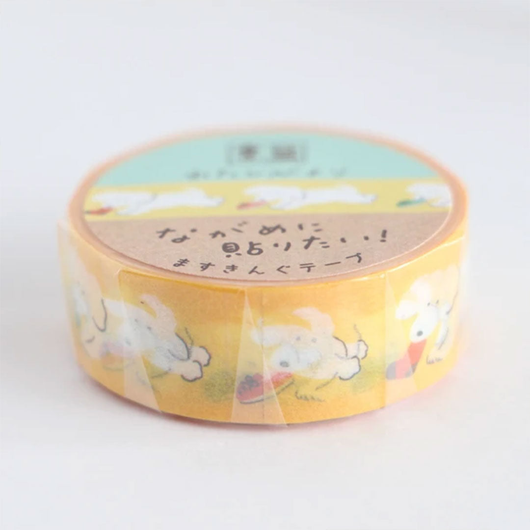 Dog Stealing Slippers Washi Tape