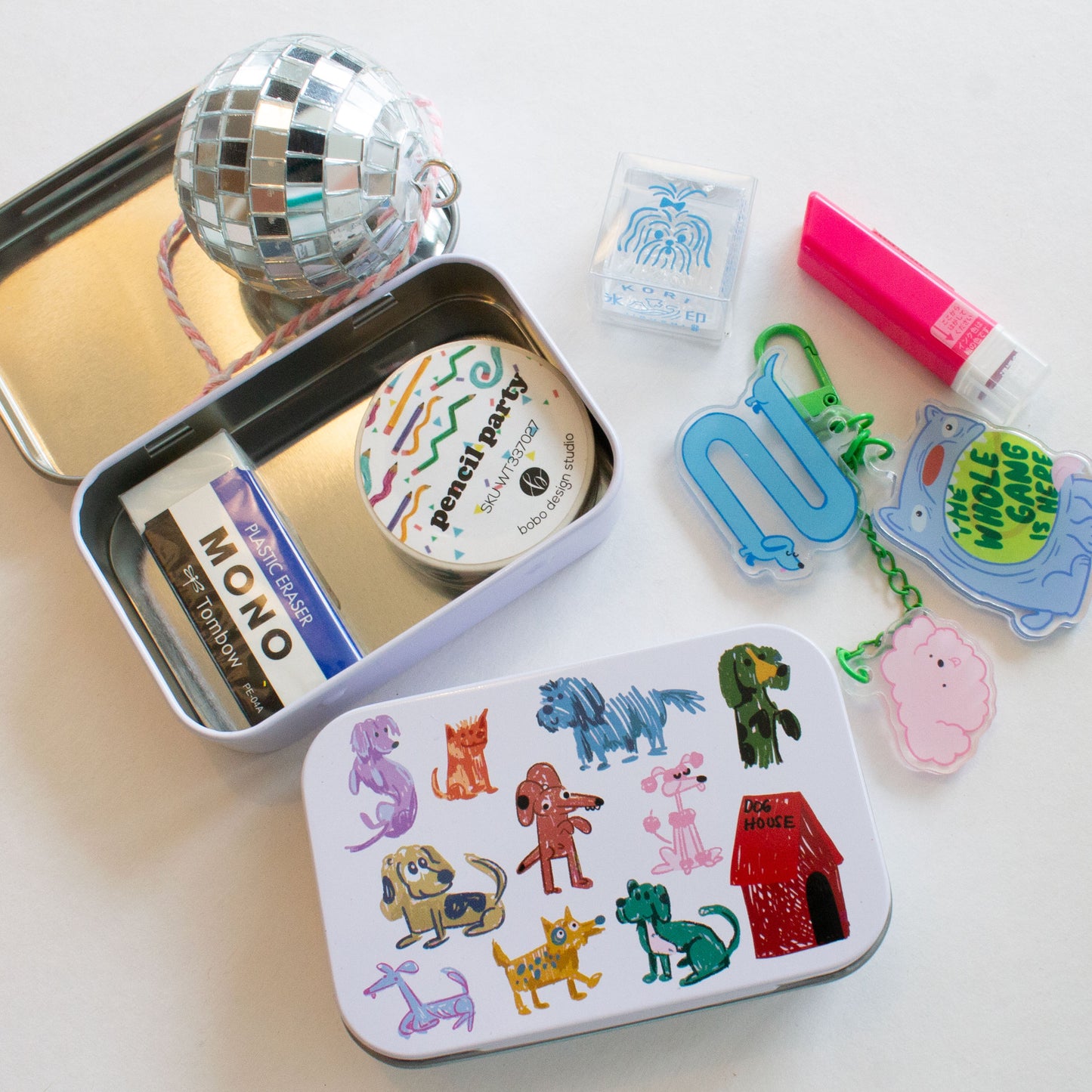 Dog Park- Stationery Trinket Tin (Empty)