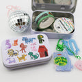 Dog Park Washi Flake and Stationery Trinket Tin